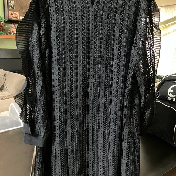 Daniel Rainn for Anthropologie black lace dress - Picture 5 of 9